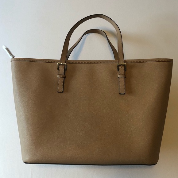 ✨Michael Kors Dark Khaki TZ Leather Tote 👜✨ - Picture 2 of 8